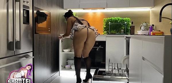  Big Booty Maid Gets Dick Flash Touch & Deepthroat Rimming Cum Swallow Full Video OnlyFans ShantelDee12